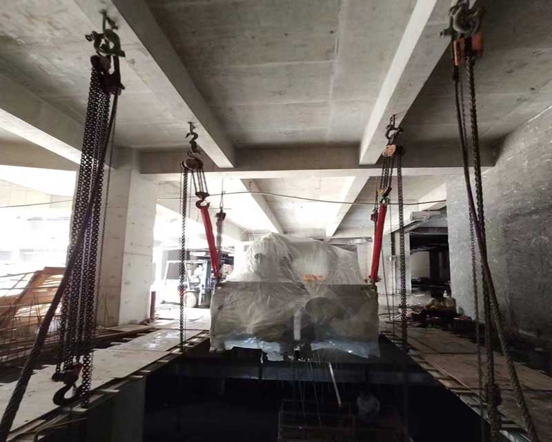 云南設(shè)備滑移就位案例